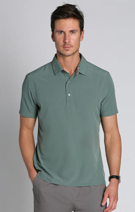 Green Gravityless Performance Polo