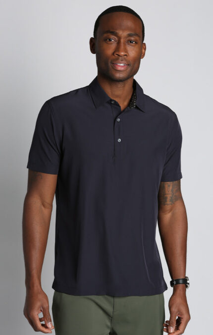 Black Gravityless Performance Polo