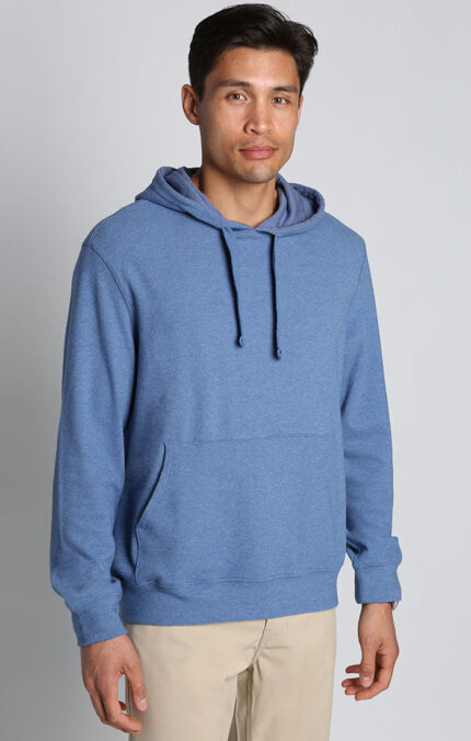 Blue Stretch Poly Rayon Hoodie